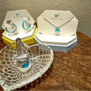 Obsessed With You Main Stone Lab Created White Opal & Array of Lab Created Blue